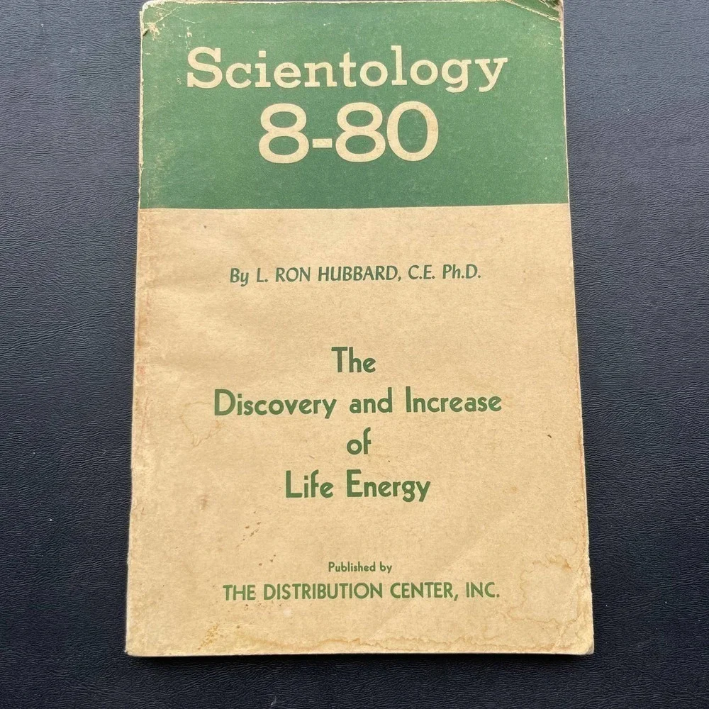 Scientology 8-80 The Discovery and Increase of Life Energy by L.Ron Hubbard